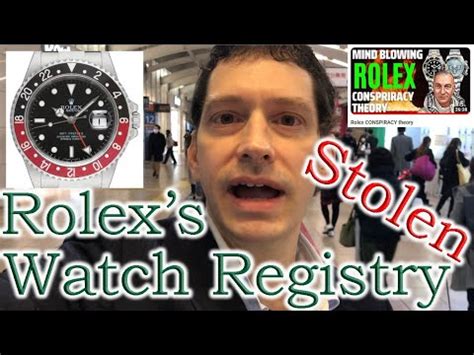 rolex registry